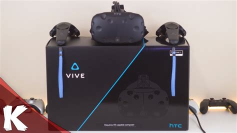 Htc Vive Unboxing Quick Setup Close Look Youtube