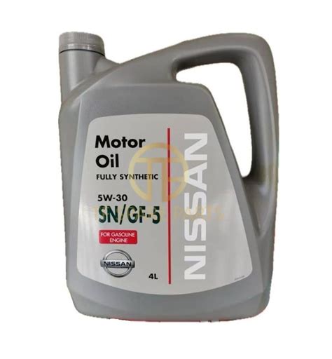 Nissan Fully Synthetic Motor Oil SN/GF-5 5W-30 - 4L Johor Bahru (JB ...