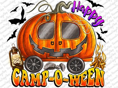 Happy Campoween Png Halloween Png Camping Png Camping Spooky Png