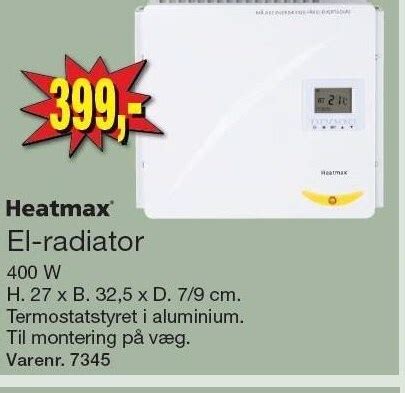 El Radiator Tilbud Hos Harald Nyborg