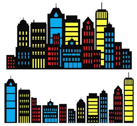 Skyline Buildings Clipart