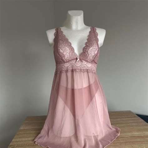 Sheer Nightgown Mature Etsy