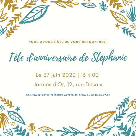 D Crypter Imagen Carte Invitation Anniversaire Adulte Fr