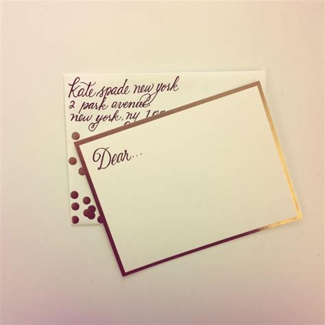 Kate Spade New York On Twitter Kate Spade Stationery Handwritten