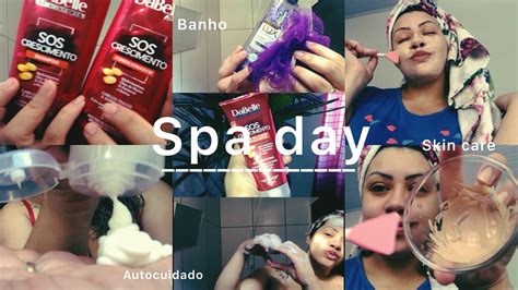 SPA DAY CASA Rotina De Autocuidado Banho Cabelo Skin Care Glow Up