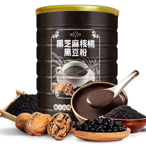 Black Sesame Paste Walnut Black Beans Mulberry Powder Instant Meal