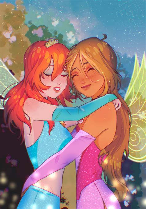 Bloom And Flora Winx Club By Naminpyn On Deviantart