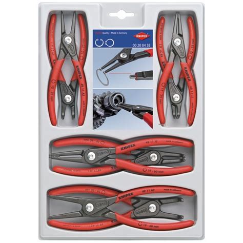 Jeu De Pinces Pour Circlips Int Rieur Ext Rieur Knipex Bricozor