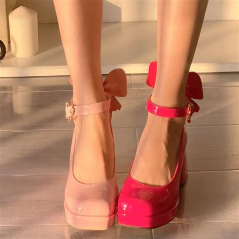 Lolita Pink Barbie High Heels Pl53140 Pastelloves