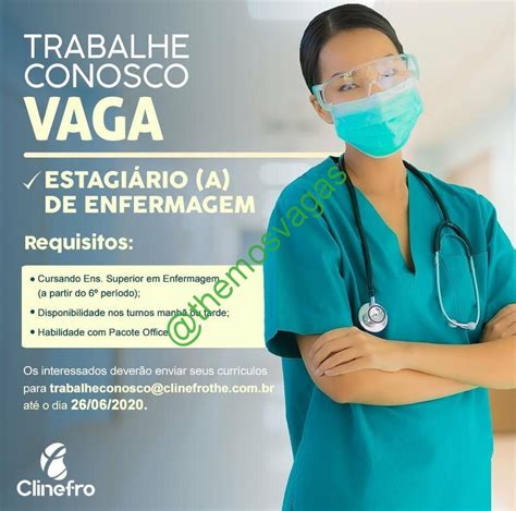 Est Gio De Enfermagem Vaga S Teresina Pi Themos Vagas