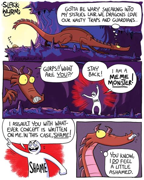 Slack Wyrm 123 Funny Dragon Fun Comics Dnd Funny