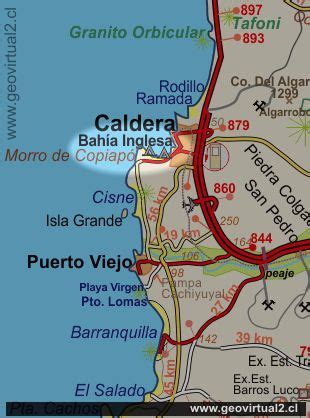 Bahia Inglesa Chile Map