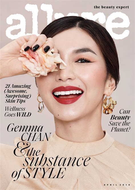 Gemma Chan Cover Story April 2019 The Actress Talks Whitewashing In