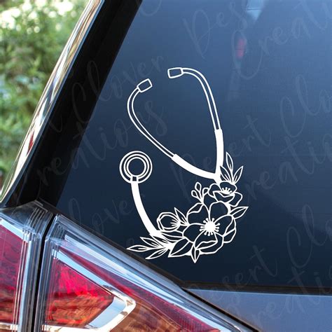 Nurse Vinyl Decal Etsy