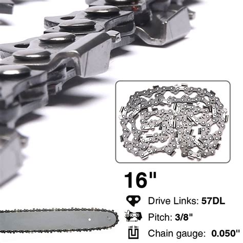 16 55DL 3 8 Low Profile Pitch 0 050 Gauge Chainsaw Saw Chain Blade