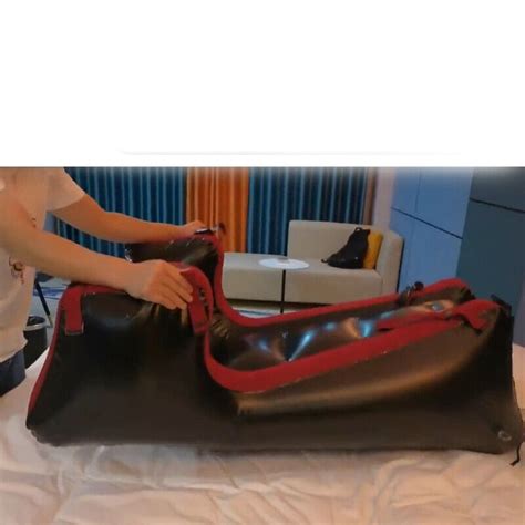 Inflatable Sex Sofa Furniture With Straps Cuffs Bed Pillow Position