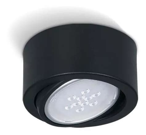 Spot Ar111 Semi Embutido Blanco Negro Aplique Apto Led MercadoLibre