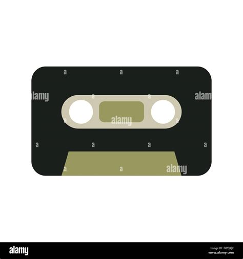 Vintage Cassette Icon Vector Illustration Stock Vector Image And Art Alamy