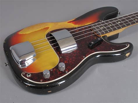 1967 Fender Precision Bass Sunburst Lightweight Vi67fepreci3ts187864