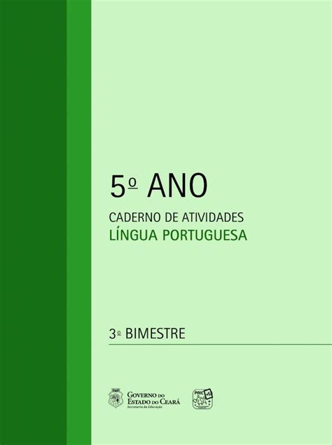 PDF CADERNO DE ATIVIDADES LÍNGUA PORTUGUESA jottaclub wp