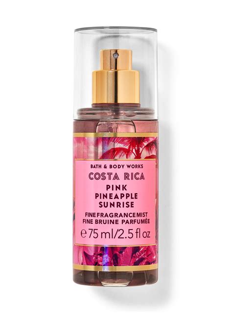 Pink Pineapple Sunrise Travel Size Fine Fragrance Mist Bath And Body