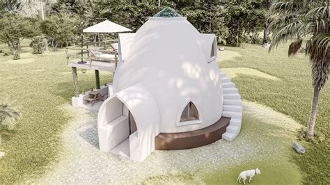 Casa SuperAdobe On Behance Eco House Design Earth Bag Homes