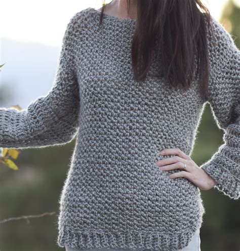 How To Make An Easy Crocheted Sweater Knit Like Mama In A Stitch