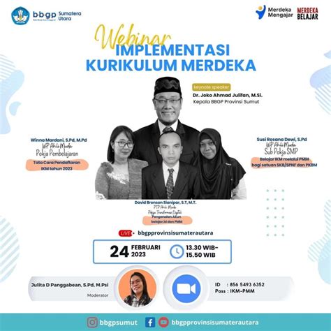 Webinar Teknis Pendaftaran Dan Belajar Implementasi Kurikulum Merdeka