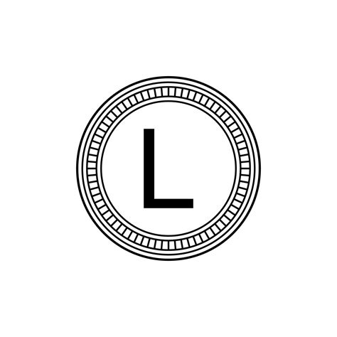 Honduras Currency Symbol Honduran Lempira Icon Hnl Sign Vector