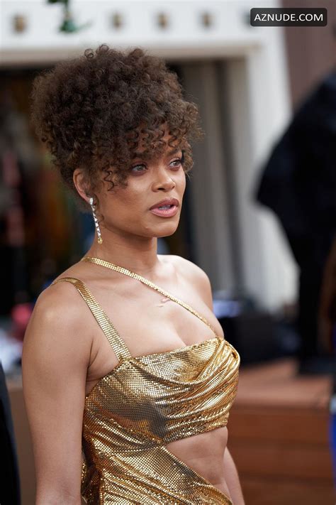 Andra Day Sexy Shows Off Her Hot Legs On The Red Carpet AZNude