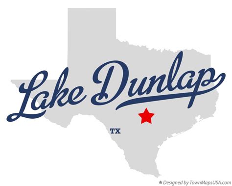 Map of Lake Dunlap, TX, Texas