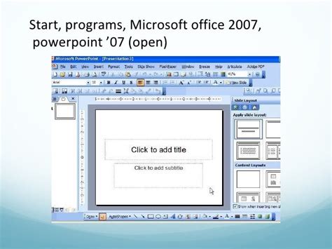 Powerpoint How To Make The First Page