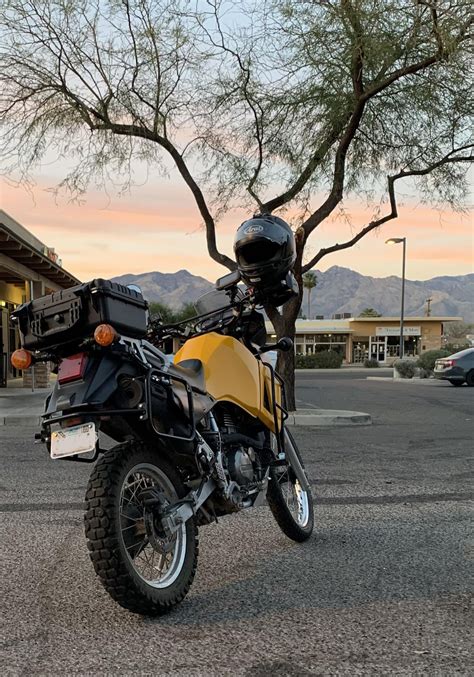 1st Gen Klr650 Bumblebee”grabbing Some Takeout At Wings And Rice In