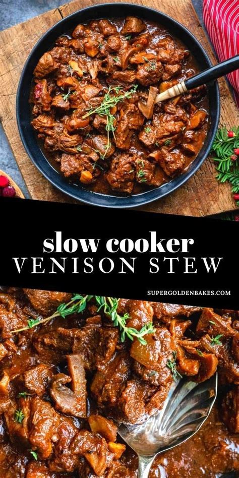 Slow Cooker Venison Stew Artofit