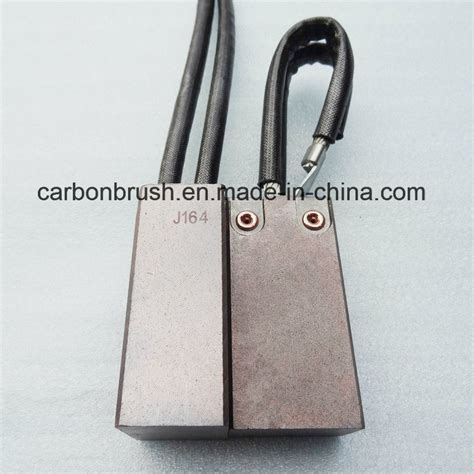 China J164 Electric Motor Copper Graphite Carbon Brushes China Carbon Brushes Copper Carbon