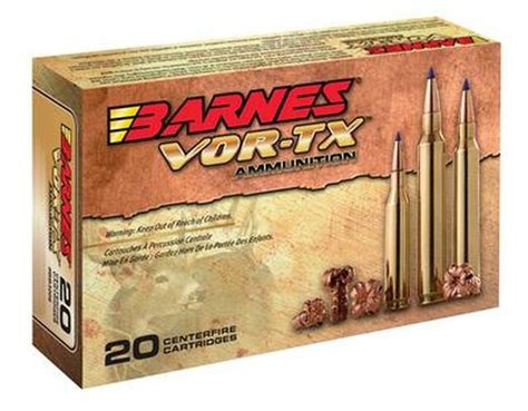 Barnes Vor Tx 308 Win 150 Grain Tipped Tsx Boat Tail 20 Rounds Webb S Sporting Goods