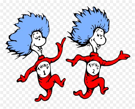 Thing 1 And Thing 2 Png Transparent Png Vhv