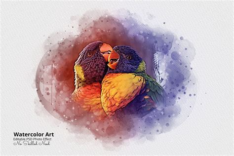 Painting Watercolor Realistic Effect - Design Cuts