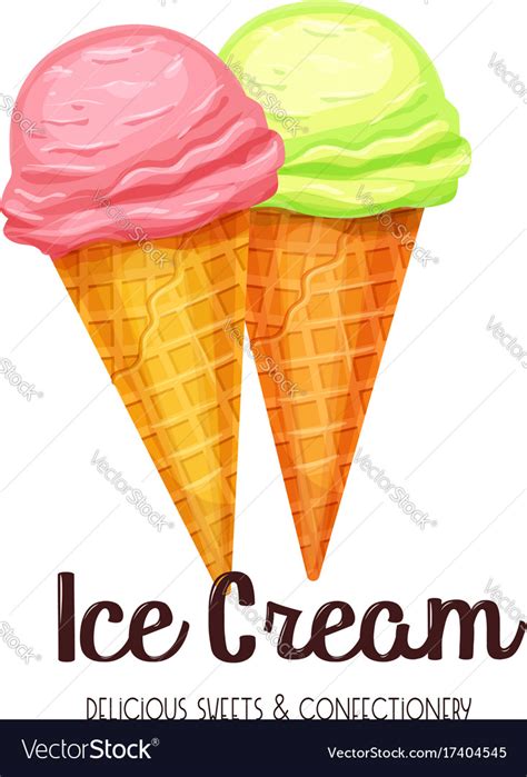 Ice Cream Cone Icon Royalty Free Vector Image Vectorstock