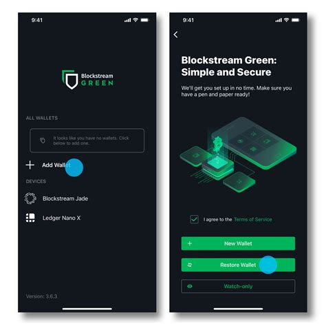 How do I restore a Blockstream Green wallet? – Blockstream Help Center