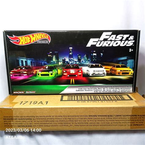 Rare Hot Wheels Scale FAST And FURIOUS Pack Premium Set With Original Shipper S Box