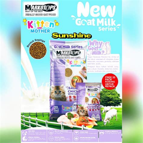 Jual Markotop Dry Cat Food Gr Kitten Mother Goat Milk Makanan