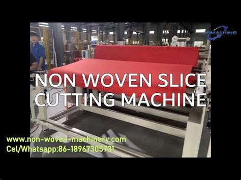 Non Woven Slice Cutting Machine Fabic Cutting Machine Non Woven Roll