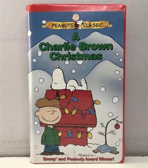 A Charlie Brown Christmas Vhs Peanuts Snoopy Vhs Video Tape Holiday