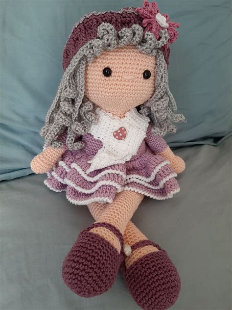 Tutoriel En Fran Ais Poup E Myrtille Mod Le Au Crochet Etsy France