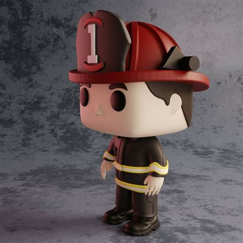 Archivo STL Funko Bombero Diseño imprimible en 3D para descargarCults