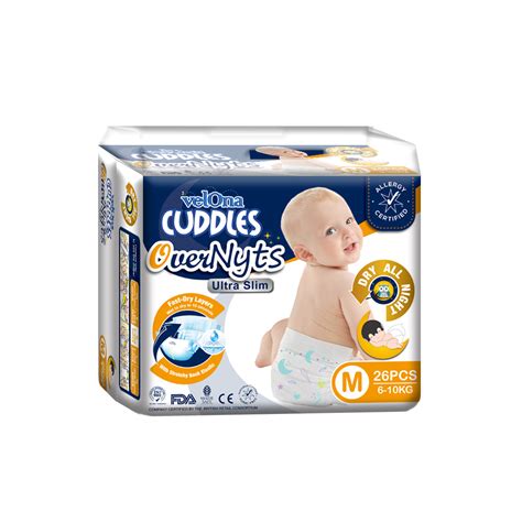 Velona Cuddles Looney Lunes Overnyts Diaper Jumbo Pack Medium 26 Pcs