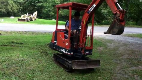 1988 Kubota Kh 41 Mini Excavator Youtube