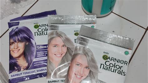 Warnain Rambut Pakai Garnier Ash Blonde X Deep Lavender Tanpa Di