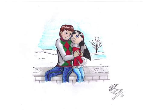 Christmas Violet and Tony by Excellency-Shinigami on DeviantArt